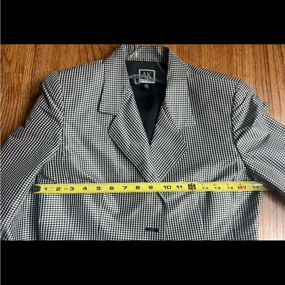 Ann Klein size 8p houndstooth blazer - Picture 4 of 9